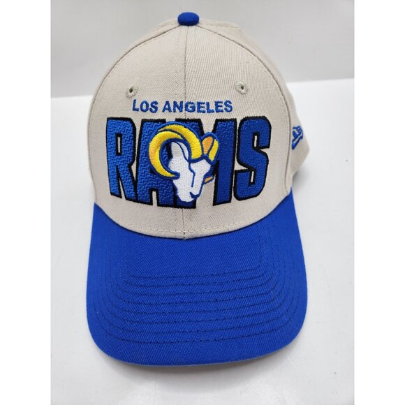 Los Angeles Rams New Era Stone/Royal 2023 NFL Draft On Stage Snapback Hat Cap - Picture 1 of 13